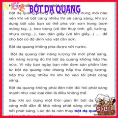 Bột Dạ Quang 10g Màu Xanh Dương - Nguyên Liệu Tạo Mực Phát Sáng và Trang Trí Không Gian Độc Đáo