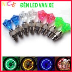 Đèn LED Nắp Van Bánh Xe Ô Tô, Xe Đạp - Đèn Phát Sáng tự động, Thiết Kế Kim Cương Độc Đáo, Phụ Kiện Thẩm Mỹ Xe Cộ