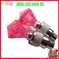 Đèn LED Nắp Van Bánh Xe Ô Tô, Xe Đạp - Đèn Phát Sáng tự động, Thiết Kế Kim Cương Độc Đáo, Phụ Kiện Thẩm Mỹ Xe Cộ