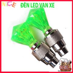 Đèn LED Nắp Van Bánh Xe Ô Tô, Xe Đạp - Đèn Phát Sáng tự động, Thiết Kế Kim Cương Độc Đáo, Phụ Kiện Thẩm Mỹ Xe Cộ