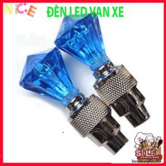 Đèn LED Nắp Van Bánh Xe Ô Tô, Xe Đạp - Đèn Phát Sáng tự động, Thiết Kế Kim Cương Độc Đáo, Phụ Kiện Thẩm Mỹ Xe Cộ