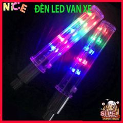 Đèn Van Xe 5 Bóng LED Nháy 7 Màu - Thiết Bị Phát Sáng Tự Động Để Bánh Xe Nổi Bật và An Toàn Khi Lưu Thông