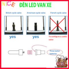 Đèn LED Nắp Van Xe Đạp/Xe Máy - Bộ Phát Sáng Thông Minh, Tiết Kiệm Điện, Dễ Lắp Đặt, An Toàn Đêm, Phụ Kiện Trang Trí Xe Hơi