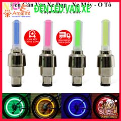 Set 2 Đèn LED Neon Gắn Van Xe Đạp Amalife - Phụ Kiện Độc Đáo Cho Xe Đạp, Xe Máy, Ô Tô - An Toàn Và Thú Vị Khi Di Chuyển Ban Đêm