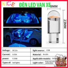 Đèn LED T10 COB 1SMD Siêu Sáng - Chiếu Sáng Tiết Kiệm Năng Lượng Cho Ô Tô & Xe Máy, Đèn Trang Trí Đa Màu Sắc