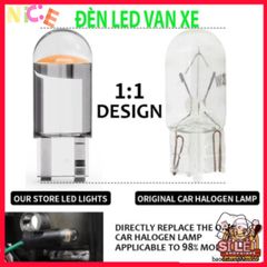 Đèn LED T10 COB 1SMD Siêu Sáng - Chiếu Sáng Tiết Kiệm Năng Lượng Cho Ô Tô & Xe Máy, Đèn Trang Trí Đa Màu Sắc