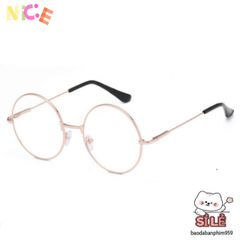 Kính Mát Thời Trang Tròn Nobita - Chống UV400, Phong Cách Học Sinh, Chất Lượng Cao, Thích Hợp Nam Nữ