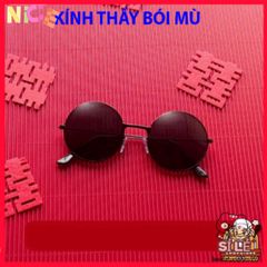 Kính tròn Nobita D182 Đen Thời Trang - Phụ Kiện Thời Thượng Cho Nam Nữ, Bảo Vệ Mắt Chống UV, Kiểu Dáng Sành Điệu