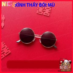 Kính tròn Nobita D182 Đen Thời Trang - Phụ Kiện Thời Thượng Cho Nam Nữ, Bảo Vệ Mắt Chống UV, Kiểu Dáng Sành Điệu