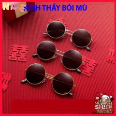 Kính tròn Nobita D182 Đen Thời Trang - Phụ Kiện Thời Thượng Cho Nam Nữ, Bảo Vệ Mắt Chống UV, Kiểu Dáng Sành Điệu