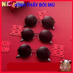 Kính tròn Nobita D182 Đen Thời Trang - Phụ Kiện Thời Thượng Cho Nam Nữ, Bảo Vệ Mắt Chống UV, Kiểu Dáng Sành Điệu