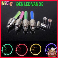 Đèn LED Gắn Van Xe Đạp, Xe Máy DV001 - Ánh Sáng Tự Động, Nhiều Màu Sắc, Phụ Kiện Thể Thao An Toàn và Thời Trang.