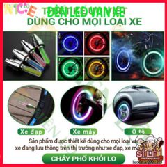 Bộ 2 Đèn LED Van Bánh Xe Ô Tô Xe Máy - Chiếu Sáng Thông Minh, Đẹp Mắt, Nhiều Màu Sắc, Tiện Lợi Cho Mọi Chuyến Đi