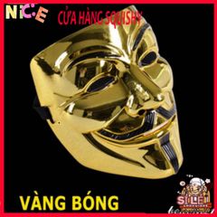 Mặt Nạ Hacker Vàng Bóng 2021 - Phụ Kiện Hóa Trang Độc Đáo Cho Tiệc Tùng, Halloween, và Lễ Hội