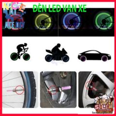 Đèn LED Neon Gắn Nắp Van Bánh Xe Đạp/Xe Máy - Cảm Biến Chuyển Động Tăng Cường An Toàn và Phong Cách Khi Di Chuyển
