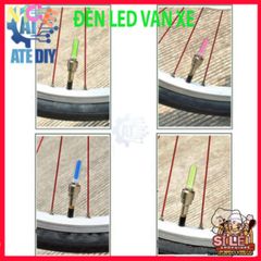 Đèn LED Neon Gắn Nắp Van Bánh Xe Đạp/Xe Máy - Cảm Biến Chuyển Động Tăng Cường An Toàn và Phong Cách Khi Di Chuyển