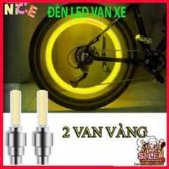 Bộ 2 Đèn LED Van Bánh Xe - Đèn Chiếu Sáng An Toàn Cho Xe Đạp & Xe Máy, Thiết Kế Thông Minh Tự Động Phát Sáng Khi Di Chuyển