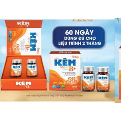 Viên Uống Kẽm DSD 60 Viên - Tăng Cường Sức Đề Kháng, Giúp Ăn Ngon, Đẹp Da Tóc Móc, Vitamin Nhóm B và Khoáng Chất Cho Nam Giới
