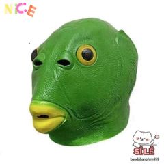 Mặt Nạ Cá Đầu Xanh Vui Nhộn - Phụ Kiện Tiệc Tùng Độc Đáo Thích Hợp Cho Người Yêu Thích Sự Khác Biệt và Vui Vẻ