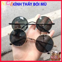 Kính râm tròn Gojo Satoru - Phụ kiện thời trang unisex phong cách anime, chống UV, nhẹ và thoải mái cho mọi hoạt động ngoài trời.