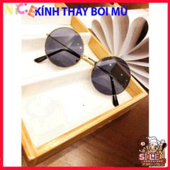 Kính râm tròn Gojo Satoru - Phụ kiện thời trang unisex phong cách anime, chống UV, nhẹ và thoải mái cho mọi hoạt động ngoài trời.