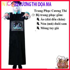 Bộ Trang Phục Halloween Hắc Bạch Vô Thường - Diêm Vương Bí Ẩn Biến Hóa Huyền Bí và Ấn Tượng cho Dịp Hóa Trang