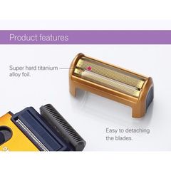 Máy Cạo Râu Pin Sạc YANDOU SC-W301U - Thiết Kế Gọn Nhẹ Kèm Bao Da Sang Trọng, Lưỡi Cắt Sắc, Quà Tặng Ý Nghĩa