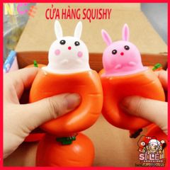 Bóp Cốc Hình Thỏ Ngọt Ngào và Cà Rốt - Đồ Chơi Giải Trí Dễ Thương, An Toàn, Thân Thiện Môi Trường Cho Trẻ Em