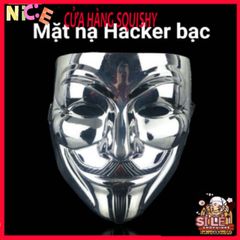 Mặt Nạ Hacker Anonymous Trắng - Phụ Kiện Thời Trang Cosplay Độc Đáo, Biểu Tượng Sức Mạnh Công Nghệ