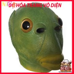 Mũ Đội Đầu Cá Xanh Benbo Pa - Phụ Kiện Tiệc Tùng Độc Đáo Cho Người Lớn và Trẻ Em, Thích Hợp Cho Halloween và Lễ Phục Sinh