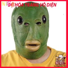 Mũ Đội Đầu Cá Xanh Benbo Pa - Phụ Kiện Tiệc Tùng Độc Đáo Cho Người Lớn và Trẻ Em, Thích Hợp Cho Halloween và Lễ Phục Sinh
