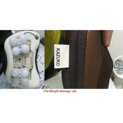 Gối Massage Hồng Ngoại Nhật Bản Kazuko 8 Bi - Thiết Bị Massage Toàn Thân Nhiệt, Giảm Đau Cổ Vai Gáy, Di Động, Thoải Mái