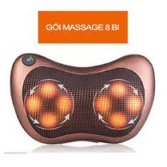 Gối Massage Vai Gáy Hồng Ngoại 8 Bi - Thiết Bị Massage Trị Liệu Giảm Đau Căng Cơ với Chức Năng Sưởi ấm an toàn và hiệu quả