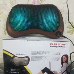 Gối Massage Hồng Ngoại 8 Bi 3D - Gối Trị Liệu Đa Năng Cho Cổ, Lưng, Eo, Hỗ Trợ Giảm Đau Thần Kinh Tọa, Thư Giãn Tại Nhà và Ô Tô