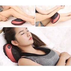 Gối Massage Hồng Ngoại Cao Cấp 8 Bi - Chức Năng Sưởi Nóng, Giảm Đau Cơ, Thoải Mái Khi Lái Xe, Thư Giãn Toàn Thân