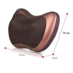Gối Massage Hồng Ngoại Akita Nhật Bản - Giảm Đau Và Thư Giãn Với 6 Bi Massage, Thiết Kế Compact, Dùng Được Cho Cổ, Vai, Lưng