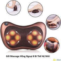 Gối Mát Xa 8 Bi Hồng Ngoại - Thiết Bị Massage Toàn Thân Giúp Giảm Đau, Thư Giãn Cơ Bắp, Cải Thiện Tuần Hoàn Máu