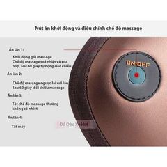 Gối Mát Xa 8 Bi Hồng Ngoại - Thiết Bị Massage Toàn Thân Giúp Giảm Đau, Thư Giãn Cơ Bắp, Cải Thiện Tuần Hoàn Máu