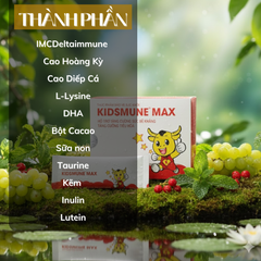 Kidsmune Max - Cốm Tăng Đề Kháng Và Hỗ Trợ Tiêu Hóa Cho Trẻ Từ 3 Tuổi, Giúp Bé Ăn Ngon, Ngủ Ngon, Khỏe Mạnh Mỗi Ngày