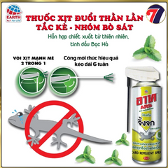 Bình Xịt Đuổi Thằn Lằn ARS 300ml - Diệt Thạch Sùng, Tắc Kè, Rắn Hiệu Quả - Sản Phẩm Thái Lan Hàng Đầu