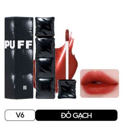 Son Kem Lì Merzy Hàn Quốc V6 Đỏ Gạch - Bền Màu, Dễ Dàng Phối Đồ, Thiết Kế Sang Trọng, Chất Son Mượt Mà, Hỗ Trợ Mọi Tone Da