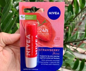Son Dưỡng Ẩm Môi Nivea Chính Hãng - Giữ Ẩm Cho Môi Mềm Mại, Không Chứa Chì, 4.8g, Xuất Xứ Đức, Làn Da Tươi Tắn, Phù Hợp Mọi Loại Da