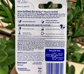 Son Dưỡng Ẩm Môi Nivea Chính Hãng - Giữ Ẩm Cho Môi Mềm Mại, Không Chứa Chì, 4.8g, Xuất Xứ Đức, Làn Da Tươi Tắn, Phù Hợp Mọi Loại Da