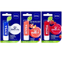 Son Dưỡng Ẩm Môi Nivea Chính Hãng - Giữ Ẩm Cho Môi Mềm Mại, Không Chứa Chì, 4.8g, Xuất Xứ Đức, Làn Da Tươi Tắn, Phù Hợp Mọi Loại Da