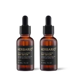 Serum Mọc Tóc Vỏ Bưởi & Bồ Kết Herbario 30ml x 2 - Kích Thích Mọc Tóc, Giảm Rụng, Dưỡng Ẩm, Tóc Dày Khỏe Mạnh