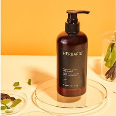 Dầu Gội Bưởi & Bồ Kết Herbario 300ml - Giảm Rụng Tóc, Làm Sạch Dịu Nhẹ, Nuôi Dưỡng Tóc Khỏe Mạnh