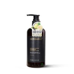 Dầu Gội Vỏ Bưởi & Bồ Kết 300ml - Phục Hồi Tóc, Giảm Rụng Tóc, Chăm Sóc Tóc Tự Nhiên Herbario
