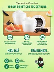 Kem ủ tóc bồ kết & vỏ bưởi Herbario 200ml - Dưỡng ẩm & nuôi dưỡng tóc mềm mại, óng ả tự nhiên, thuần chay.