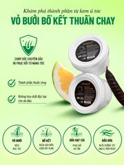 Kem ủ tóc bồ kết & vỏ bưởi Herbario 200ml - Dưỡng ẩm & nuôi dưỡng tóc mềm mại, óng ả tự nhiên, thuần chay.