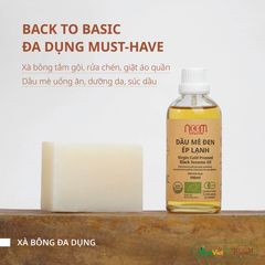 Xà Bông Đa Dụng Noom Nguyên Bản 100g - Sạch Da, Dưỡng Ẩm Tự Nhiên, Mùi Nhẹ, Bảo Vệ Da, Hương Thảo Dược 100% Organic